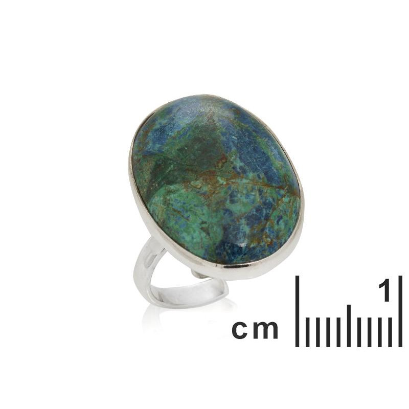 Anello Shattuckite Blu — Per l'eternità dolce della memoria — foto 1