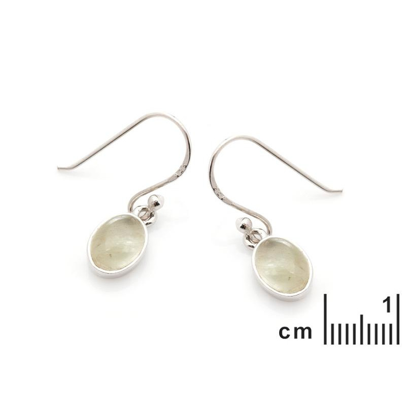 Orecchini prehnite verde — per evocare la natura — foto 1