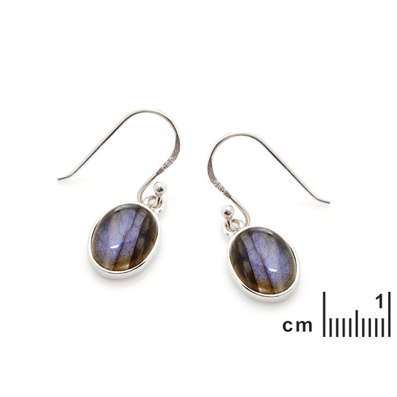 Orecchini labradorite multicolore — per portare con te l'essenza della natura — foto 1