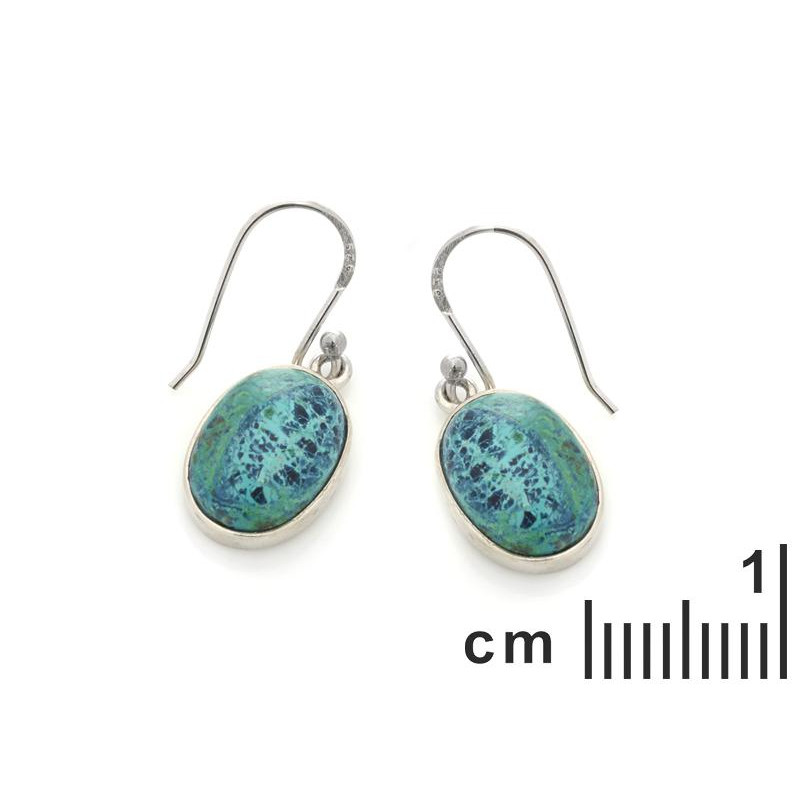 Orecchini Shattuckite Blu — Per evocare i tuoi sogni — foto 1