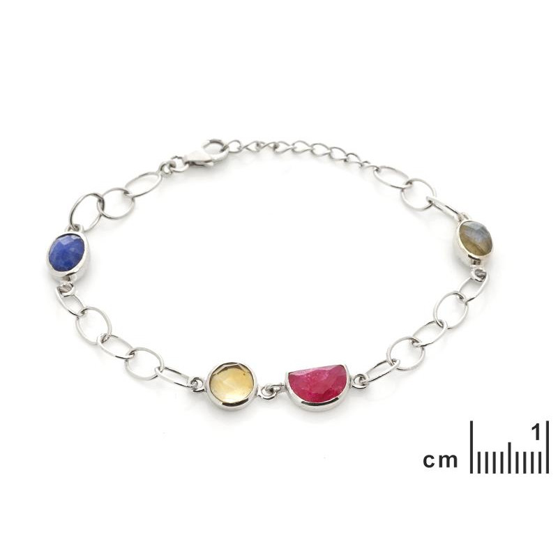 Bracciale multicolori pietre — per raccontare storie — foto 1