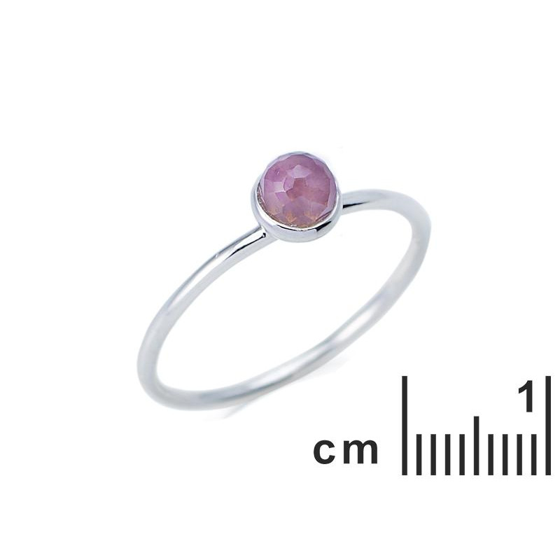 Anello quarzo rosa — per suscitare l'amore — foto 1