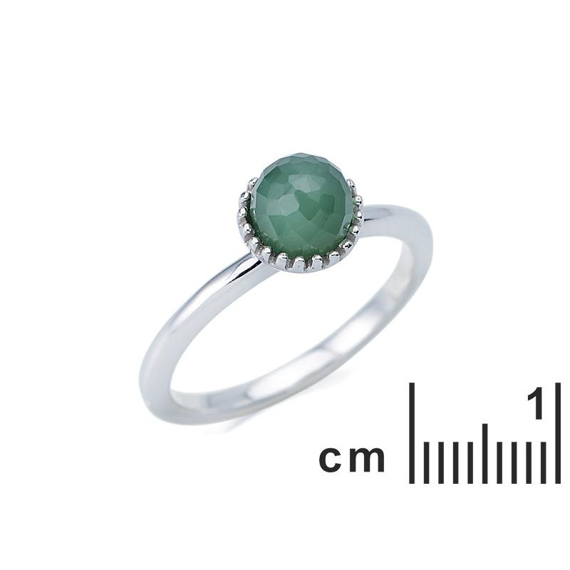 Anello avventurina verde — per raccontare storie naturali — foto 1