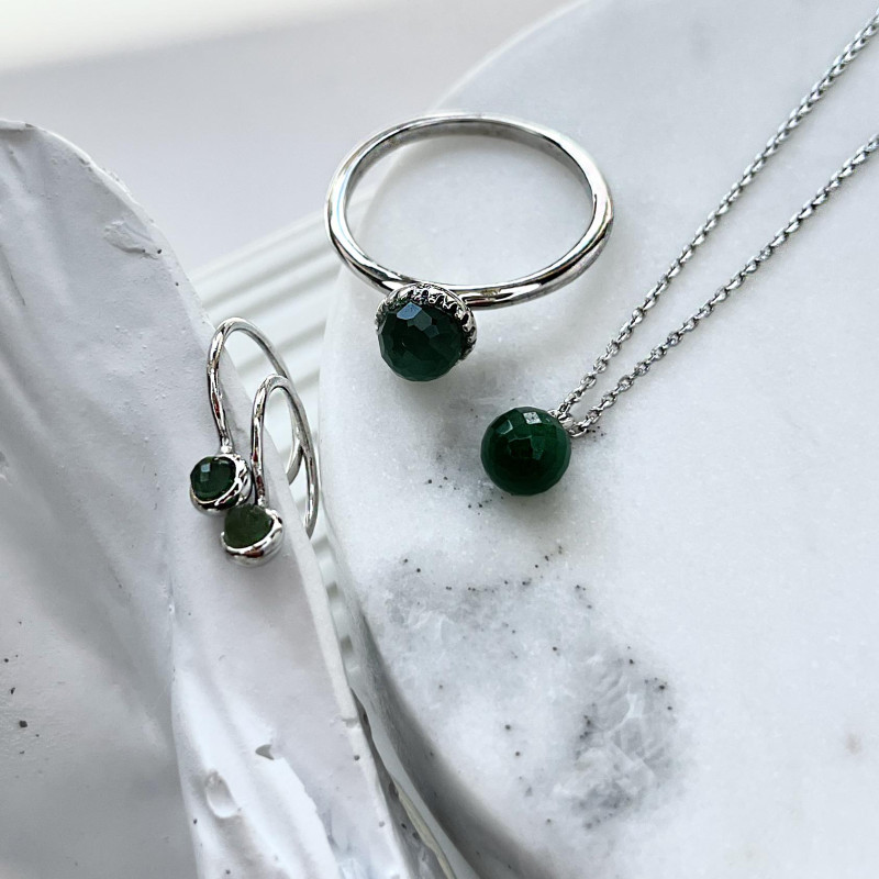 Anello avventurina verde — per raccontare storie naturali — foto 2