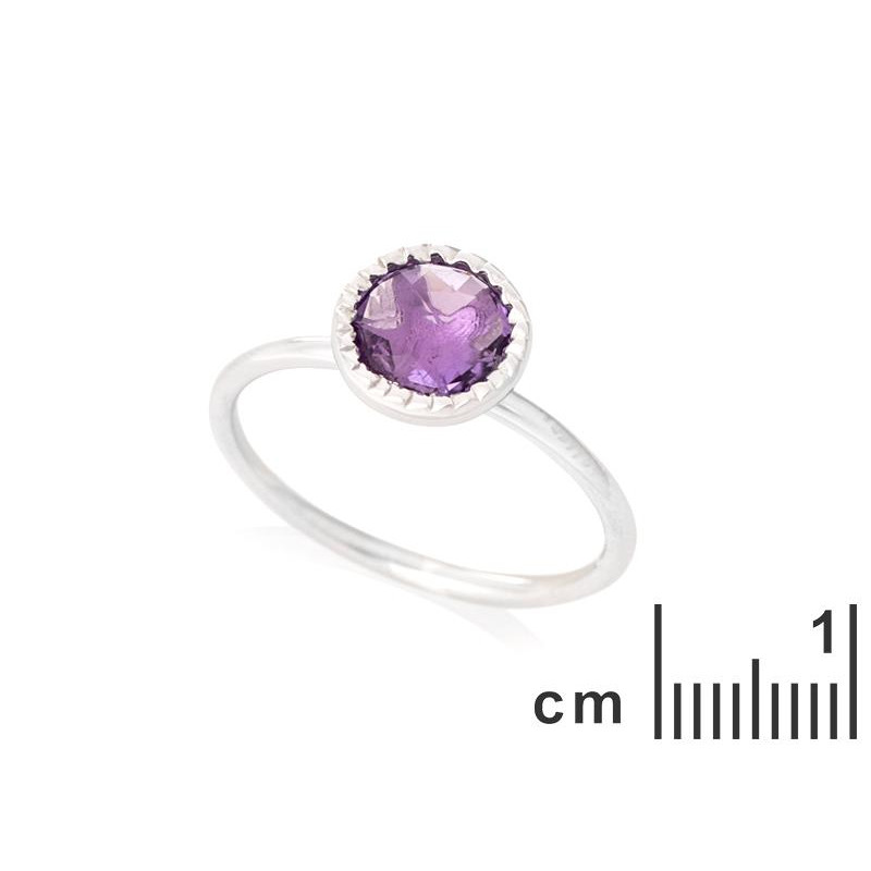 Anello ametista viola — per portare il tuo mistero — foto 1
