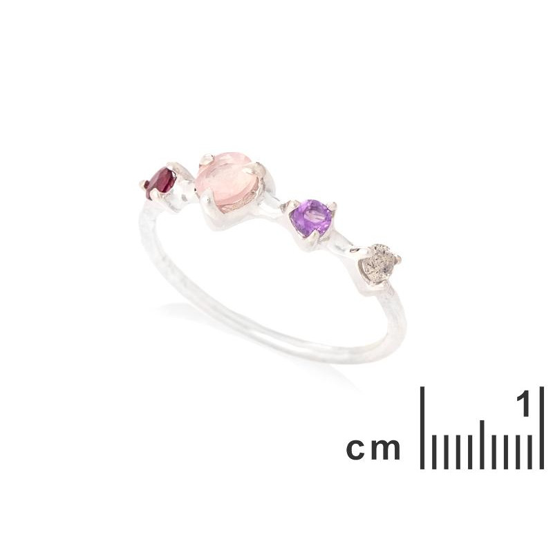 Anello pietre naturali multicolor — per esprimere la tua essenza — foto 1