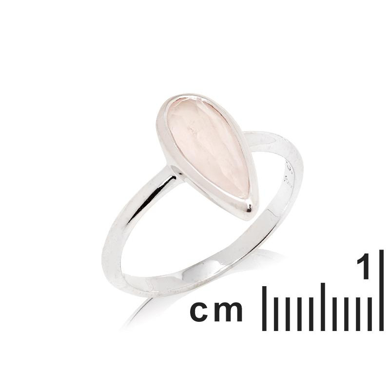 Anello di argento 925 con quarzo rosa per accendere l'amore interiore — per ricordare l'amore che ci unisce — foto 2