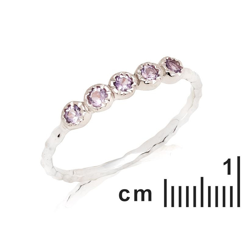 Anello ametista viola — per racchiudere il mistero — foto 1