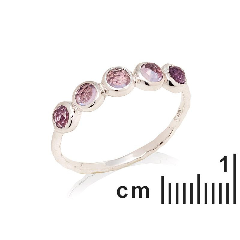 Anello ametista viola — per evocare l'essenza del giardino — foto 1