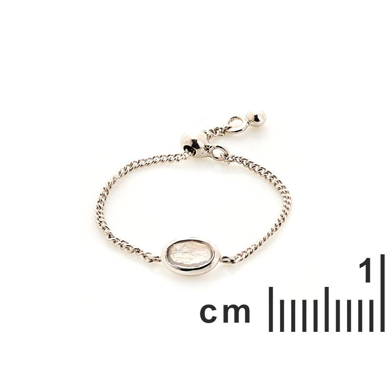 Anello ovale regolabile — per evocare l'eternità — foto 1