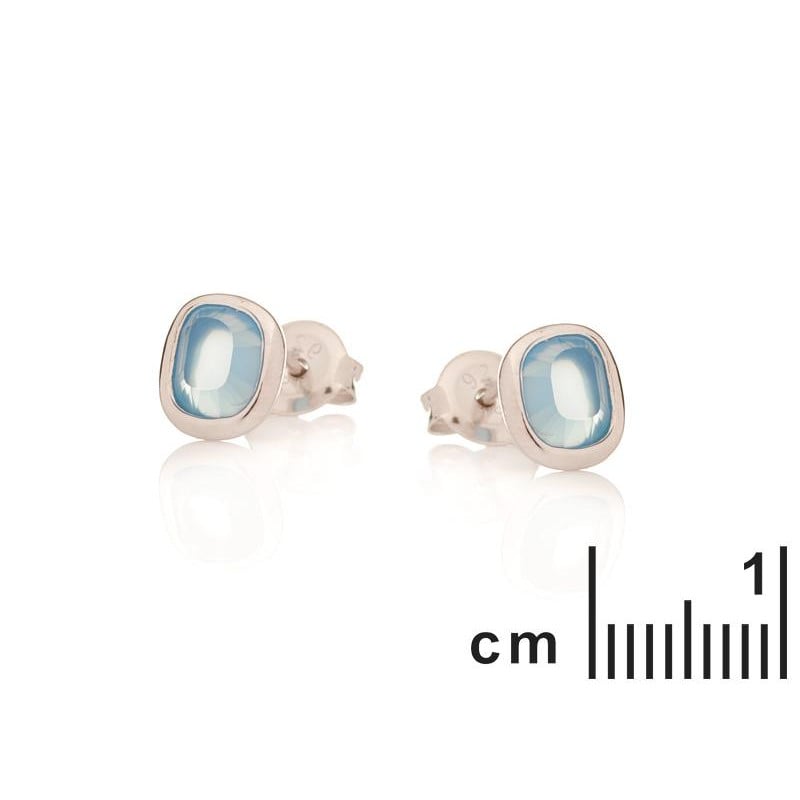 Orecchini calcedonia blu — per onorare la natura — foto 1