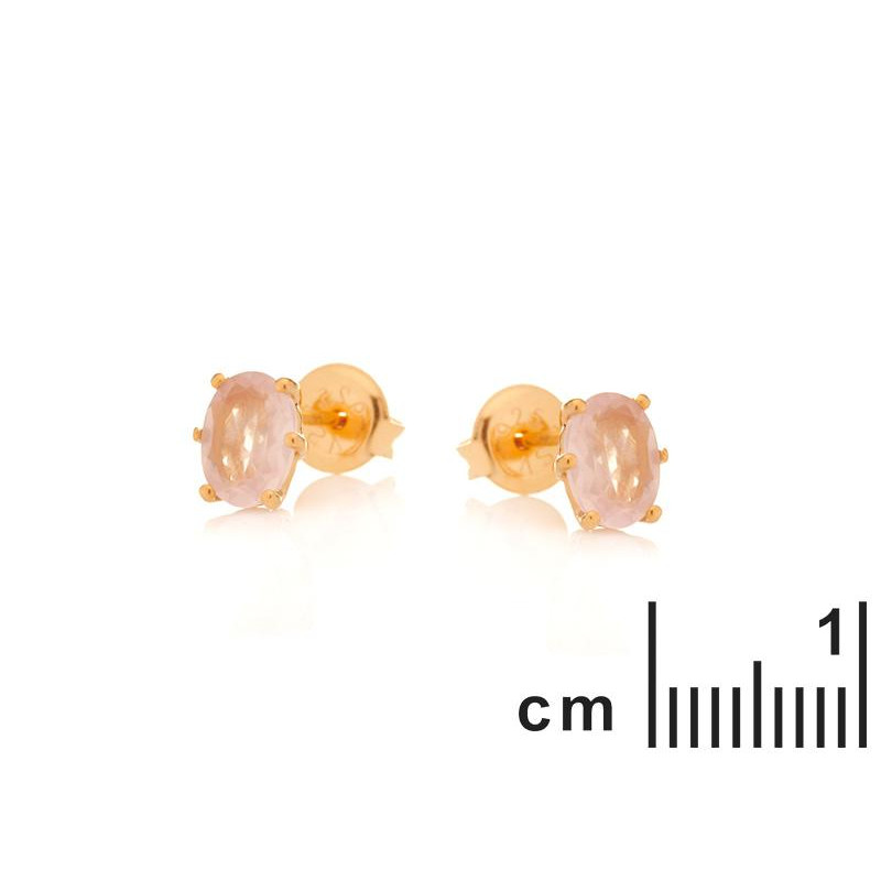 Orecchini quarzo rosa — per evocare amore puro — foto 1