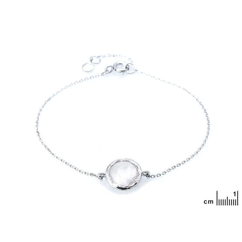 Bracciale quarzo rosa — per riempire il tuo cuore di dolcezza — foto 1