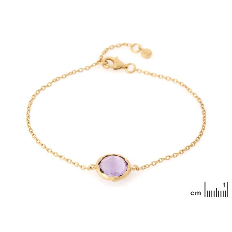 Bracciale ametista viola — per evocare l'essenza del dolce sogno — foto 1