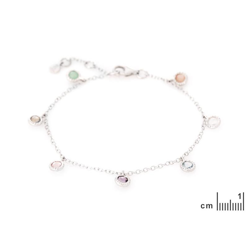 Bracciale multicolori in argento 925 — per evocare i tuoi sogni — foto 1
