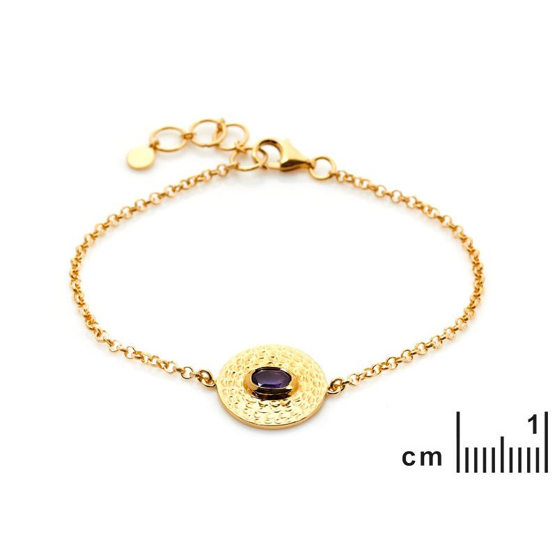 Bracciale ametista viola — per evocare l'eleganza — foto 1