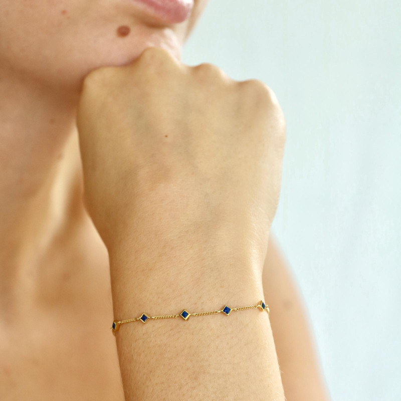 Bracciale lapislazzuli — per commemorare il cielo notturno — foto 2