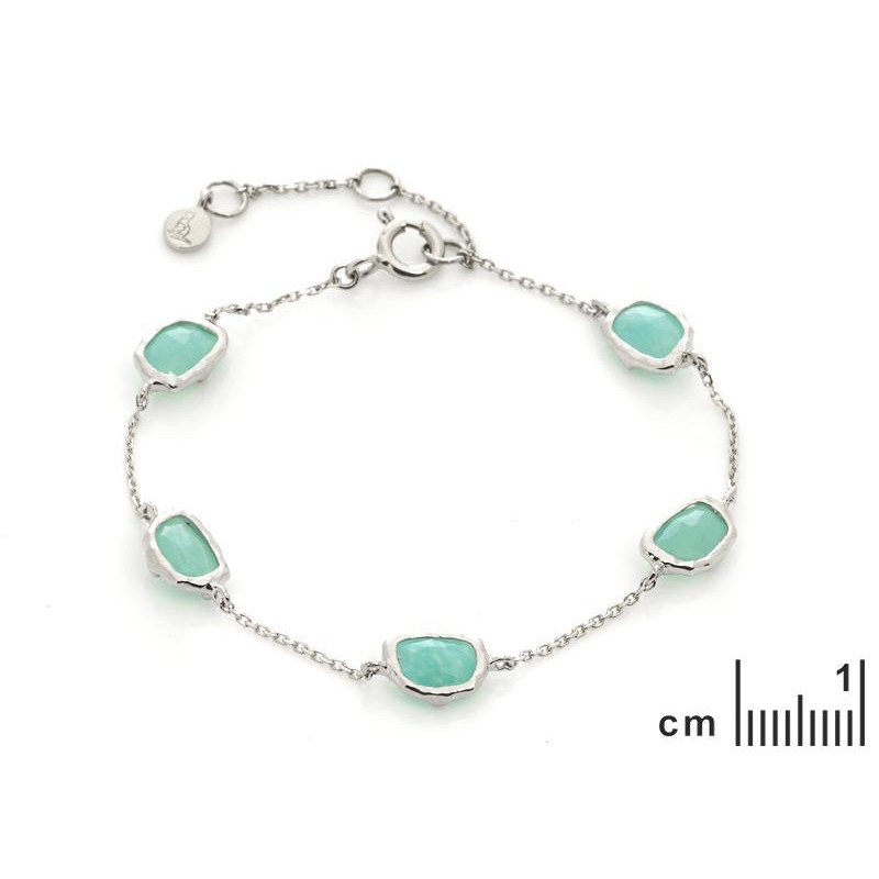 Bracciale amazzonite blu — per evocare l'armonia — foto 1