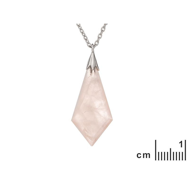 Collana quarzo rosa — per trasmettere amore — foto 1