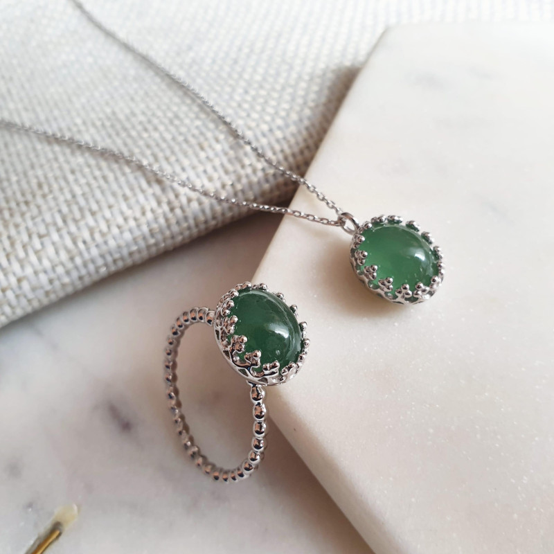 Collana avventurina verde — per evocare i tuoi viaggi interni — foto 2