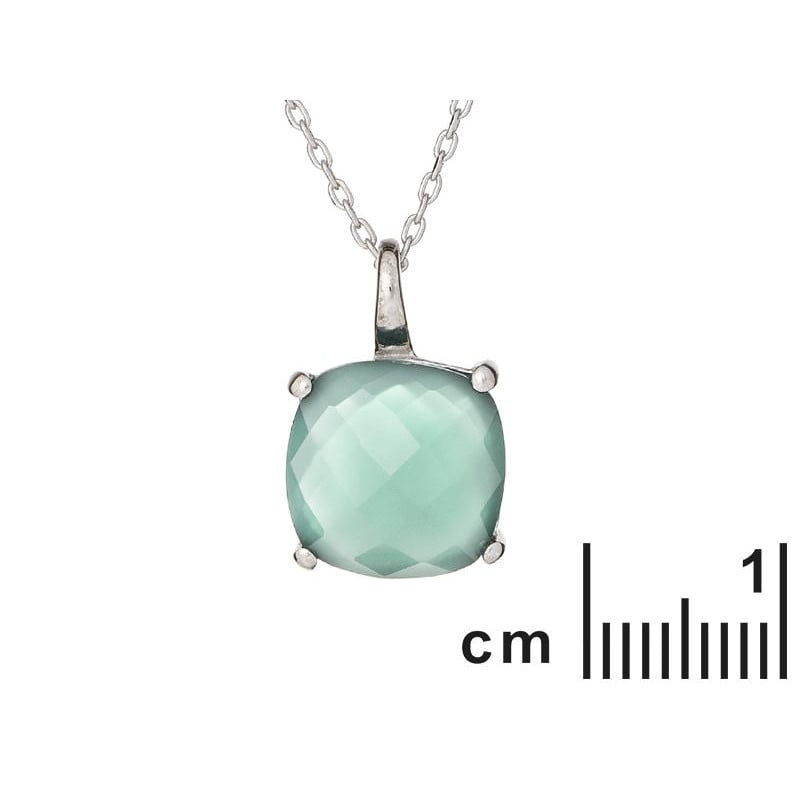 Collana cuscino ametista verde — per onorare la natura — foto 1