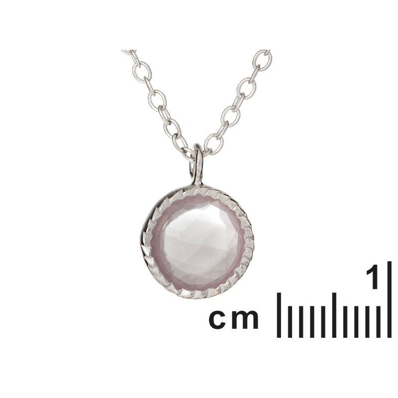 Collana Quarzo Rosa — Per sentire il tuo amore — foto 1