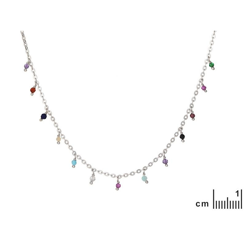 Collana multicolori pietre — per portare con te un'intenzione — foto 1