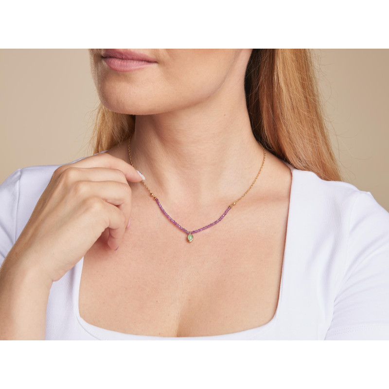 Collana avventurina e ametista — per vivere l'avventura — foto 2