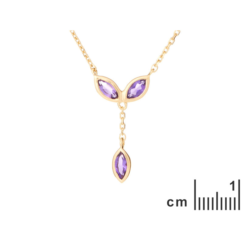 Collana ametista viola — per evocare l'intensità — foto 1