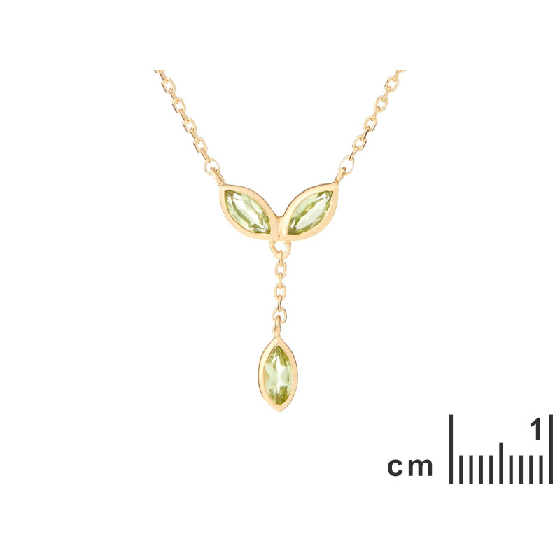 Collana peridoto verde — ricordo della natura — foto 1