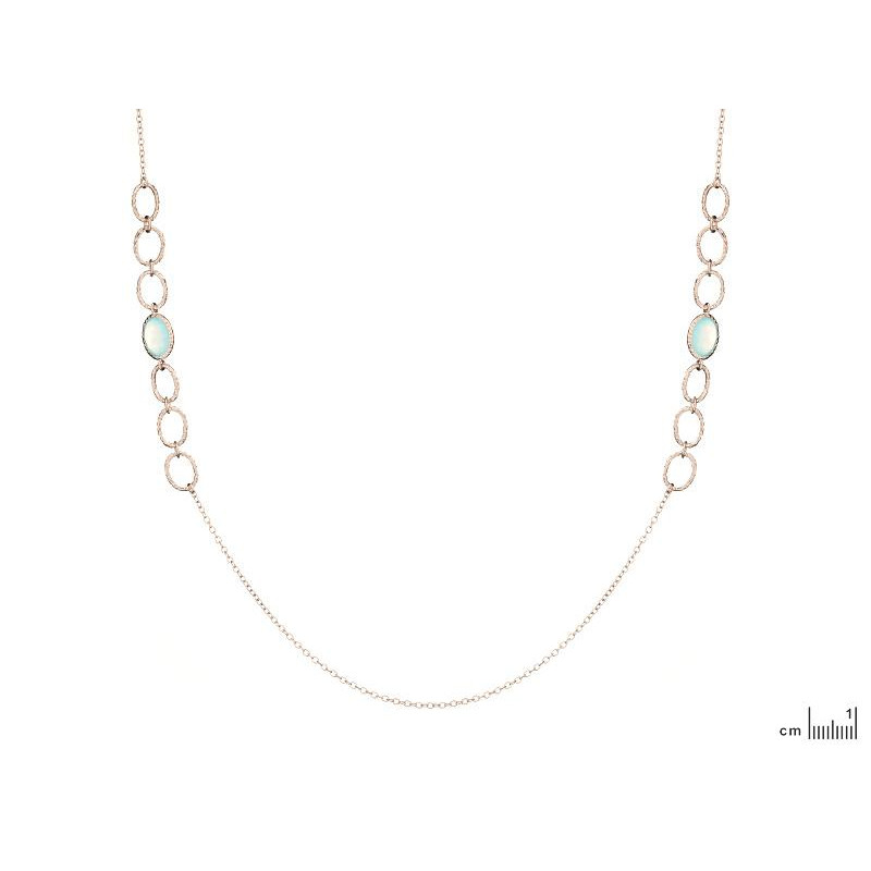 Collana calcedonio azzurro — per evocare l'oceano (cod. 9274) — foto 1