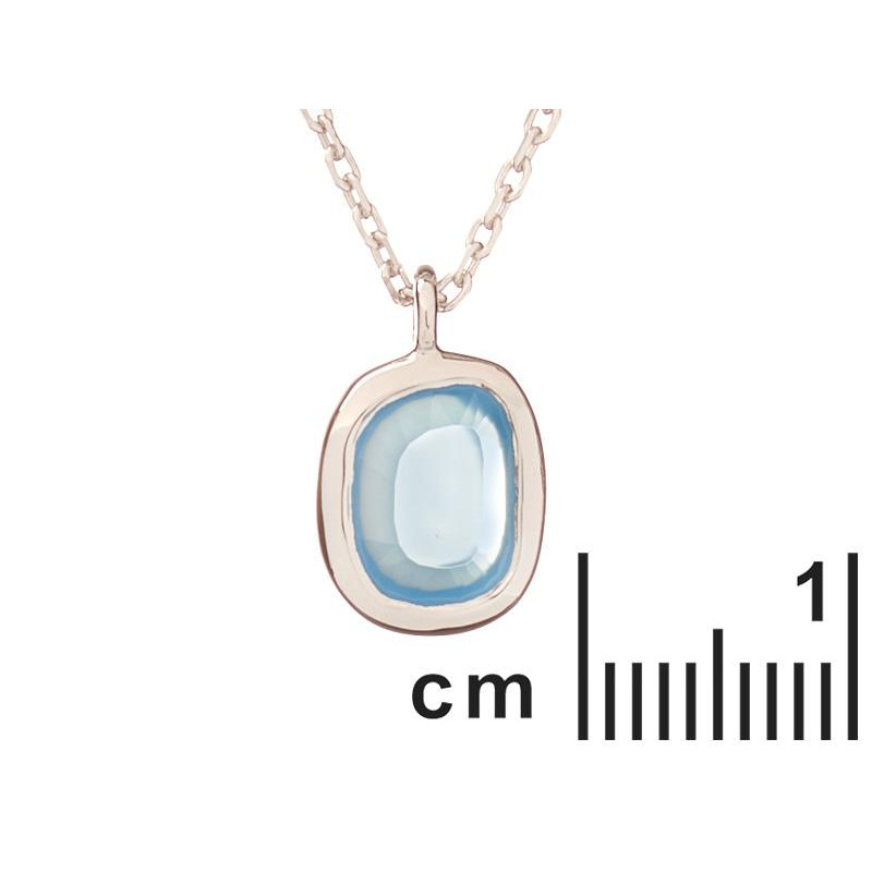 Collana calcedonio azzurro — per evocare l'oceano — foto 1