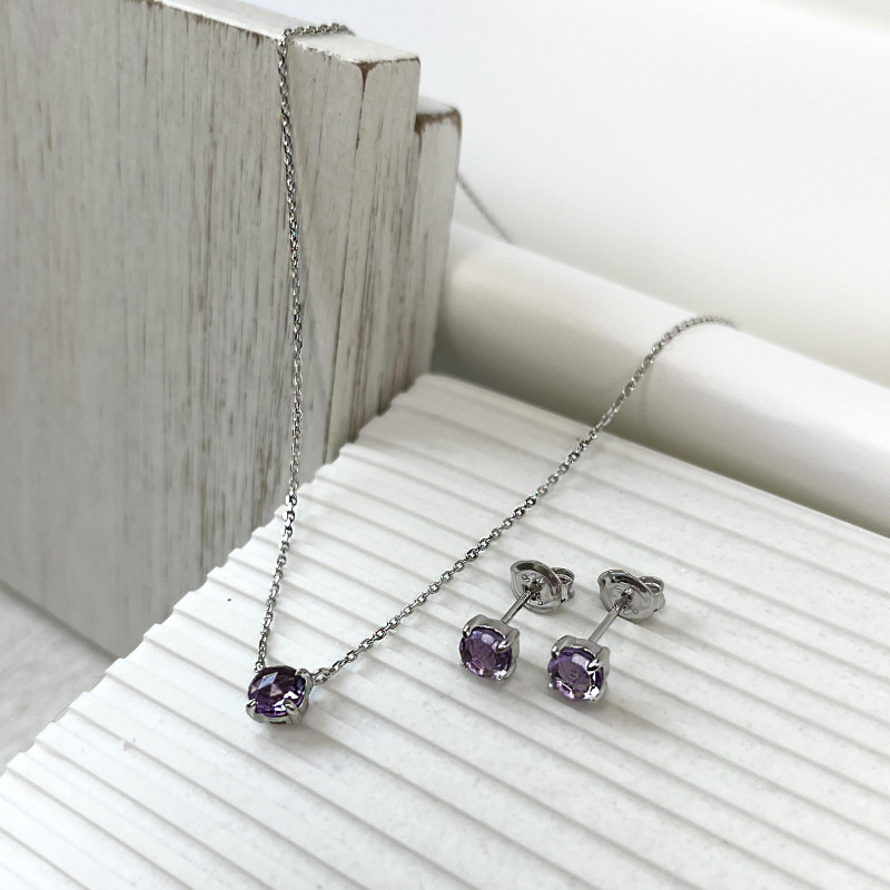 Collana ametista viola — per donare intensità — foto 2
