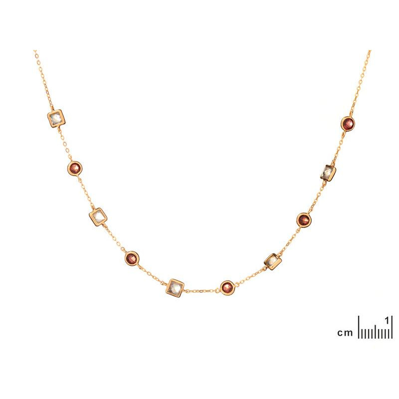 Collana granato e labradorite — per affascinare chi sei — foto 1