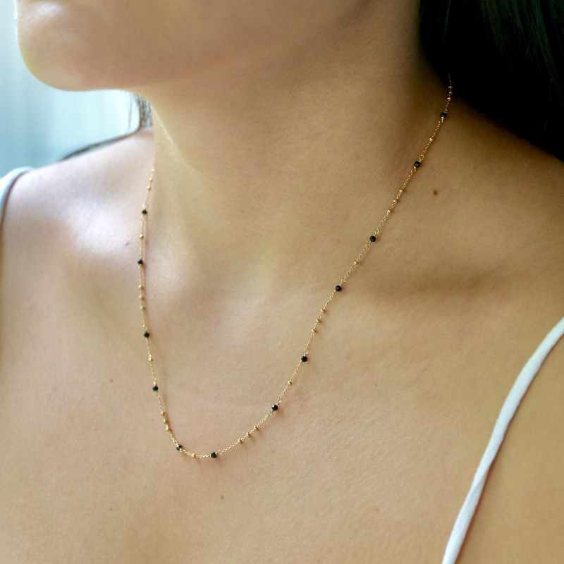 Collana spinello nero — per ricordare il valore interno — foto 2
