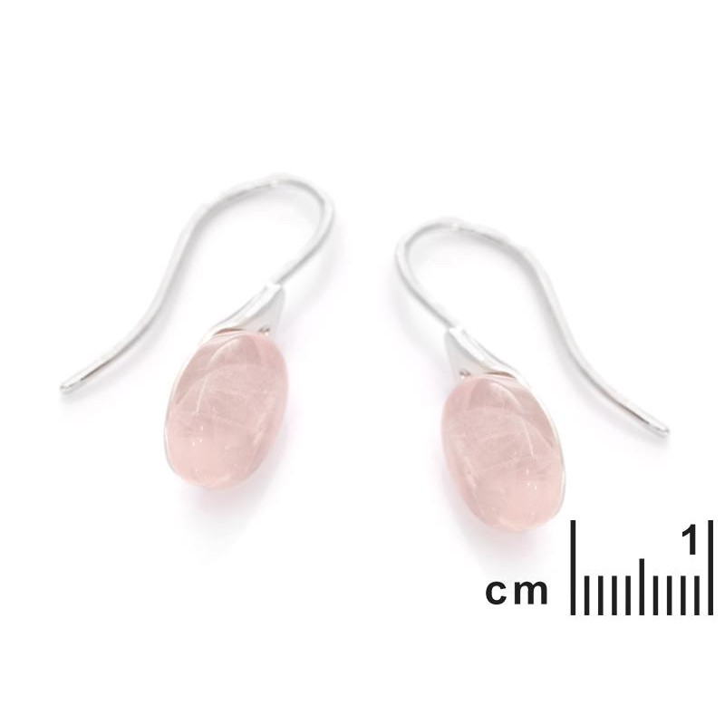 Orecchini quarzo rosa — per illuminare i tuoi ricordi — foto 1