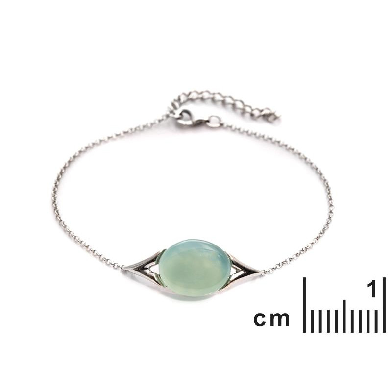 Bracciale agata acquamarina — per custodire i tuoi sogni — foto 1