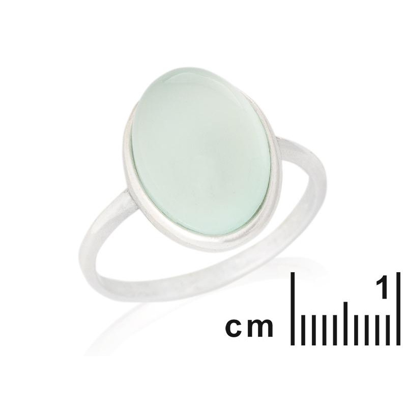 Anello agata acqua naturale tinta — per evocare ricordi speciali — foto 1