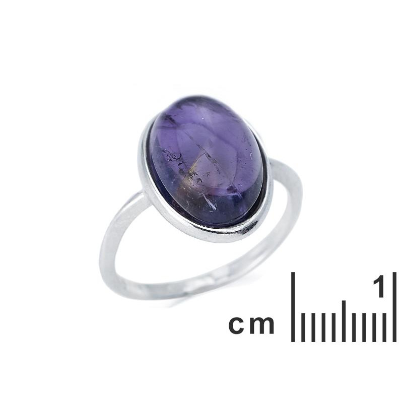 Anello ametista viola naturale — per portare con te un'intenzione — foto 1