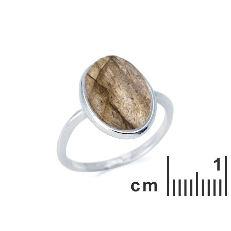 Anello labradorite multicolore — per portare l'essenza del mare — foto 1