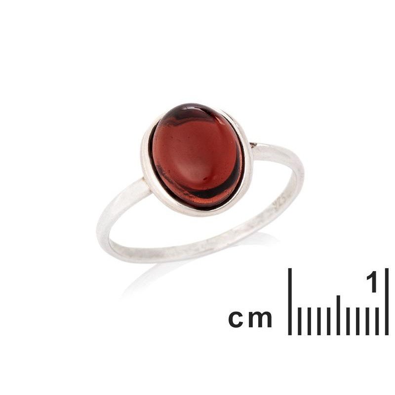 Anello granato rosso naturale — per evocare le tue passioni — foto 1