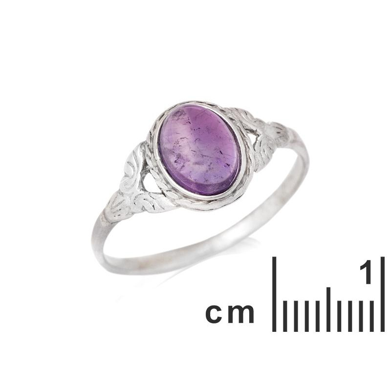 Anello ametista viola — per evocare l'essenza del cielo notturno — foto 1