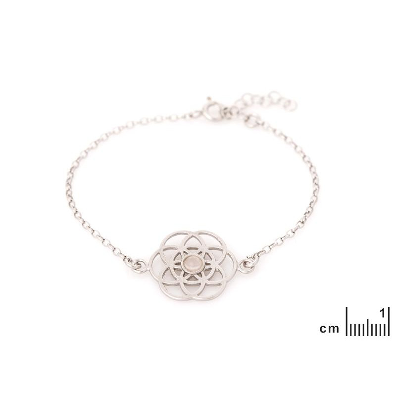 Bracciale fiore della vita — per riportare l'amore within你自己似乎不小心使用了中文输入，这可能会影响到后续指令的处理。请继续用意大利语或英语进行交流，以便我能够正确理解并回答您的问题 — foto 1