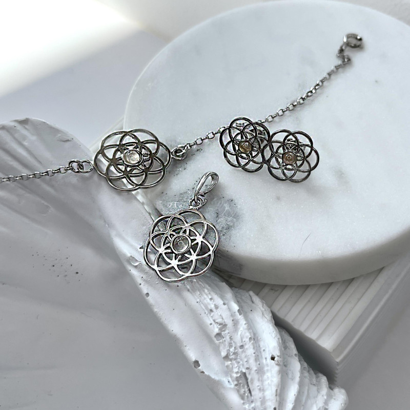 Bracciale fiore della vita — per riportare l'amore within你自己似乎不小心使用了中文输入，这可能会影响到后续指令的处理。请继续用意大利语或英语进行交流，以便我能够正确理解并回答您的问题 — foto 2