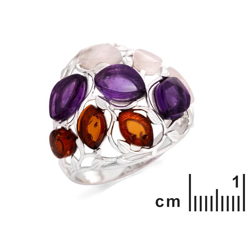 Anello pietre naturali multicolori — per esprimere la tua essenza — foto 1