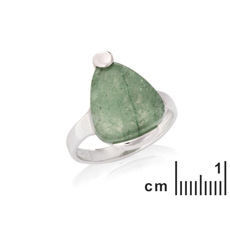 Anello avventurina verde — per viaggiare nel tempo — foto 1