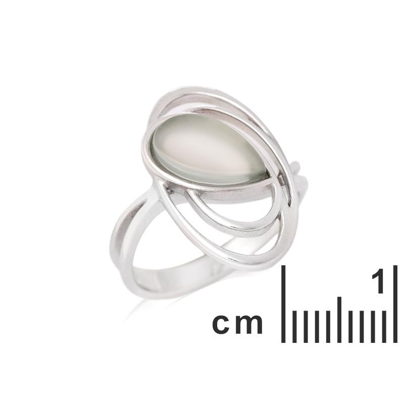 Anello agata acqua naturale tinta — per custodire i tuoi sogni — foto 1