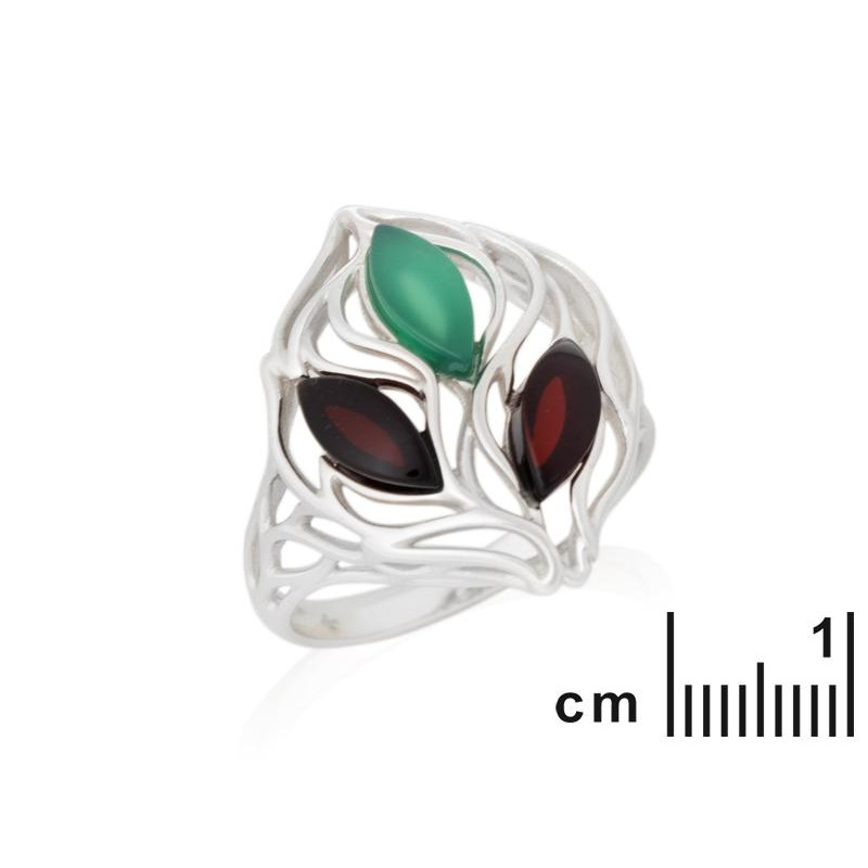 Anello ambra verde Baltico — per ricordare il mare — foto 1