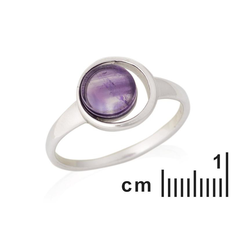Anello con ametista naturale — per incantare il tuo stile — foto 1