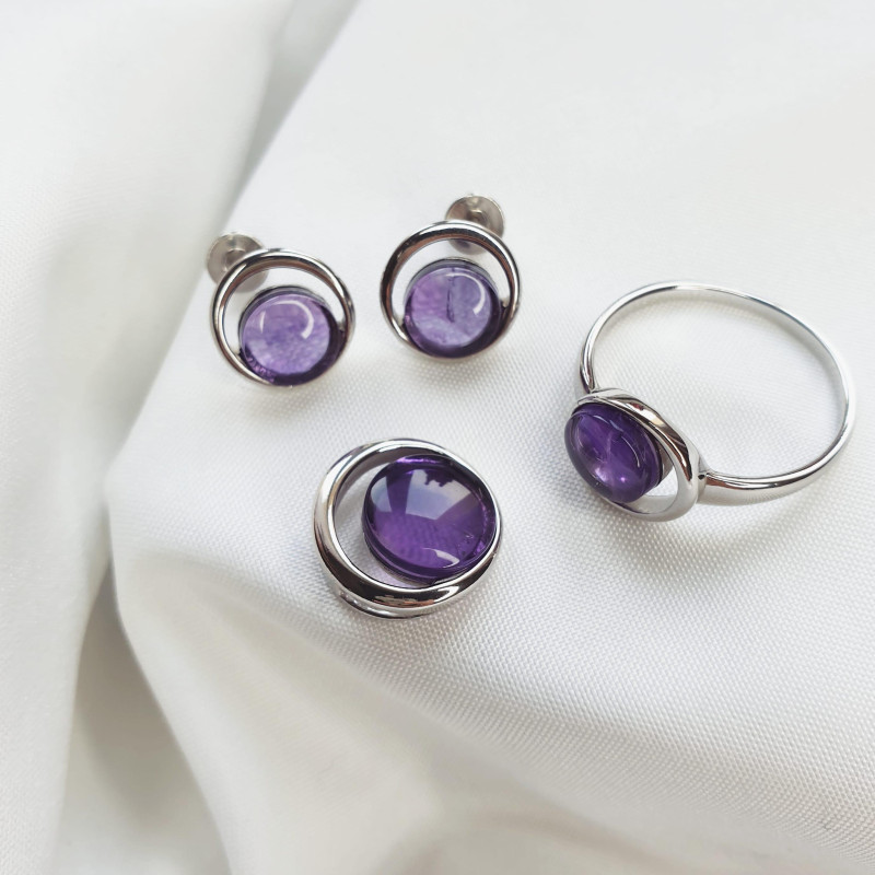 Anello con ametista naturale — per incantare il tuo stile — foto 2